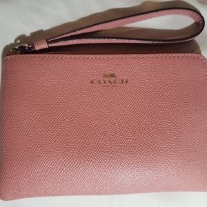 Coach pink wallet